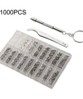 Grab And Go All In One Eyeglasses Repair Kit With 13 Screw Sizes, Keychain Screwdriver And Tweezers For Quick Fixes On Glasses Sunglasses Watches Jewelry And Small Electronics