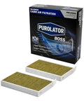 Boss Automotive Cabin Air Filter With Febreze And Activated Carbon For Tesla Model 3 And Model Y, two filters and packaging box
