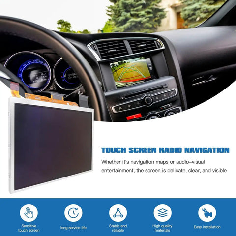 Straight Up 8.4 Inch Uconnect 4C UAQ Touch Screen LCD Display Upgrade With Bluetooth Android Auto Apple Carplay in car view