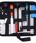 Guitar Setup And Repair Kit 26 Piece Tool Set with nut files, gauges, wrenches in black zippered case