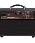 Rear view of 60W Acoustic Guitar And Vocals Combo Amplifier with Real-Time Harmony, showing inputs and controls.