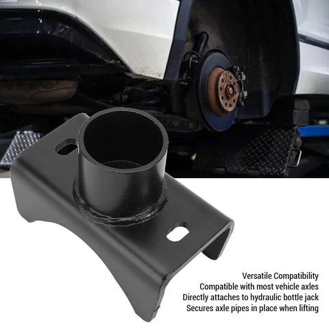 Bottle Jack Adapter For 2 Inch Square Tubes And Axles Beefy Carbon Steel Lifting Saddle Jack Extension Accessory For Trailers
