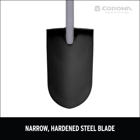 DigMaster Nursery Shovel With ComfortGEL Grip Heavy Duty Steel Blade For Planting Transplanting And Landscaping Ergonomic Garden Spade
