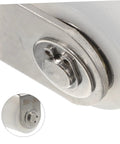 Close-up of Beefy 304 Stainless Steel Gate Roller With Bracket U Groove Wheel for Boat and RV Trailers Sliding Doors with nylon wheel