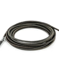 Straight Up Drain Cleaning Cable Sewer Snake FiveSixteen In By TwentyFive Ft Drop Head Auger heavy duty metal cable with snap head.