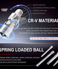 All In One Pro Grade 171 Piece Socket Set With One Quarter, Three Eighths, And One Half Inch Drives, Chrome Vanadium Steel