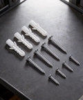 Whiteboard Mounting Hardware Kit With Metal Wall Brackets Screws And Anchors No Fuss 20 Pack For Home Office Or Classroom
