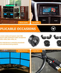 Home and car audio systems using 15mm Black Clip On Ferrite Ring Core EMI RFI Noise Suppressor for cables pack of 5 installation overview.