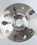 Front view of Front Or Rear Wheel Hub And Bearing Assembly That Fits Chevy Malibu 13 16 Impala 14 17 Buick Lacrosse GMC Terrain Equinox