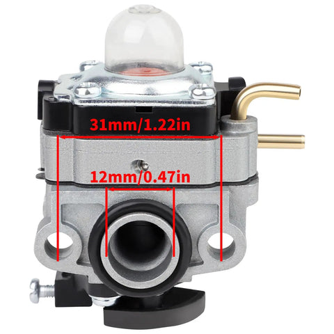 Carburetor Replacement For Ryobi 2 Cycle Weed Eater RY251PH RY252CS RY253SS RY254BC 25cc Trimmer Full Crank Fits 753-06258A