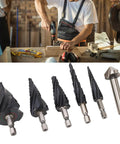 Top Tier M35 Cobalt Step Drill Bit Kit That Cuts Stainless Steel And Hard Metal Smoothly With 1/4 Inch Shank For Quick Hole Drilling Up To 1 Inch