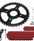40T Sprocket 420 Chain Kit For Coleman And Predator Mini Bikes Includes 42 And 90 Link Chains Rear Chain Replacement For CT200U CT200U EX BT200X MB165 MB200 Baja TrailMaster And Predator 212cc 196cc Engines Easy Install