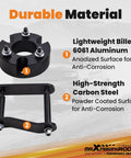 Durable material of 3 Inch Front And 2 Inch Rear Leveling Lift Kit For Nissan Frontier Xterra And Suzuki Equator 2005-2023 2WD 4WD