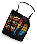 Paddler Tote Bag For Dragon Boat Racing And Dragonboating Gear Unisex Crew Essentials Harder Faster Deeper Vibe Black Design