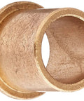 Heavy Duty SAE 841 Flanged Bearings Forged From Premium Powdered Metal Bronze, Packing A 1 Inch Bore And A Straight Up Tough Frame That Handles Serious Shop Grind Daily, Pack Of Three - close-up view of bronze flanged bearing.