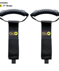 Pair of Wrap-It Storage Straps 17-Inch 2-Pack Heavy-Duty Hook And Loop Cord Carrier Hanger With Handles for organizing gear