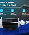 Premium Marine Starter Replacement For 80HP To 140HP Outboards Fits Evinrude Johnson with yacht background