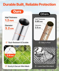 Comparison of rust-resistant galvanized steel pipe with wall thickness 1.2 mm and diameter 3.2 cm versus a rusting pipe.