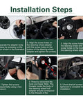 Installation steps for Slick Push Button Quick Release Steering Wheel With Aluminum Snap Off Hub Adapter Boss Kit.