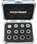ER20 Collet Set 2mm To 13mm By 1mm Increments 12 Pc Set CNC Milling Collets Hardened Alloy Spring Steel Precision Runout Tested Ultra Low Runout Under 0.008mm Ideal For Home Workshop And Pro Machinists in case