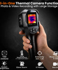 Infrared Thermal Camera For Home Inspection 240x240 TISR Sensor Pro Grade 14 Hour Battery 25Hz Handheld Thermal Imager