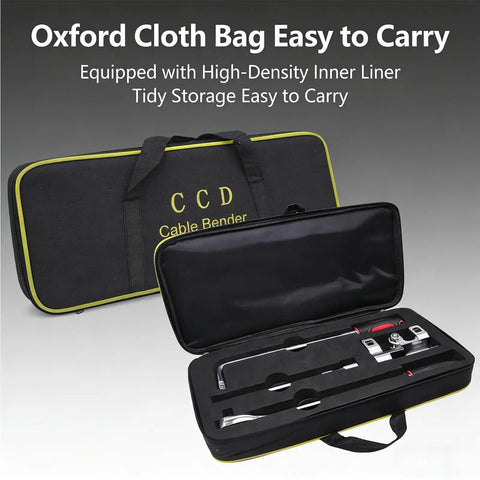 Built Tough Manual CCD Cable Bender Tool For 10kv Power Lines in durable oxford cloth bag with tidy storage.