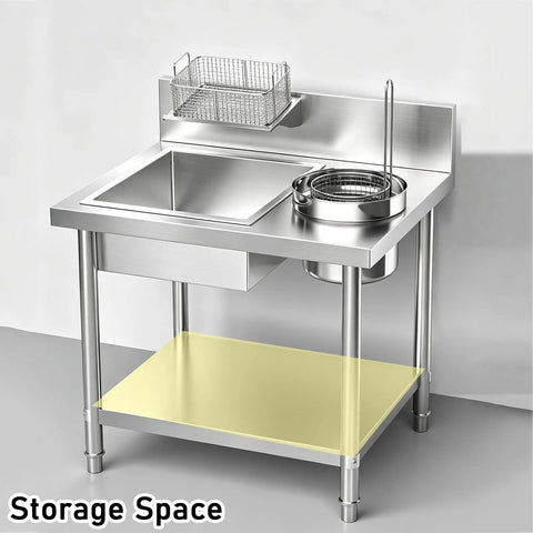 Built Tough As Nails Stainless Steel Powder Coating Workbench With Deep Dipping Tank For Commercial Garages And Auto Shops Killer Leak Free Design Top Tier Gear Ready To Roll Off The Dock And Start Painting, featuring a stainless steel basin and storage.
