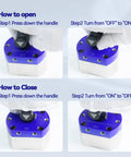 Beefy 180 Lb On Off Magnets Magnetic System instructions for switchable lifter use in welding and machining