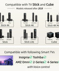 Replacement Remote For Fire TV Stick 4K Max 4K Lite Cube Omni Insignia Toshiba Smart TVs With Voice Control No Fuss Setup diagram