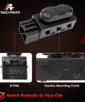 Replacement Power Seat Switch Driver Side Fits 09 14 F150 And 08 17 F250 F350 Crew Cab Trucks With OEM Fit And Premium Quality Easy Install Direct Replacement Durable Construction High Reliability Quiet Operation Seamless Function, black 8-pin ABS switch