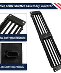 Built Tough Active Radiator Grille Shutter Assembly With Direct Drive Motor For Chevy Malibu 2016 2025 Bolt Ev And Buick Lacrosse 2017 2019 No Sweat Plug And Play Oem Direct Fit, showing detailed louver design.