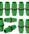 Ultimate Expandable Hose Repair Kit With 10 Heavy Duty Pipe Parts For Fixing Leaks, Burst Hoses And Garden Connections Fast Using Double Layer Sealed Design That Holds Strong Under Pressure Today. green ABS hose connectors, 10-piece set