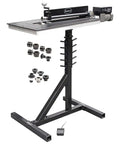 19 Inch Plate Bead Roller Kit For Metal Fabrication With 360 Degree Swivel Stand, Integrated Die Storage, Handles Up To 38 Inches Wide