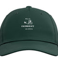 Adjustable Dark Green Warehouse Forklift Driver Baseball Hat For Logistics Pros And Fulfillment Center Fans front view