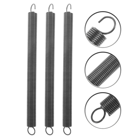 Heavy Duty Extension Spring Kit For Attic Ladders, 3 tension springs with hook details, pull down stairs steel springs