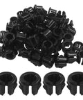 Opened Snap Bushing Set 3 By 8 Inch Heavy Duty Nylon Cable Hole Grommets For Wiring And Electrical Protection, Black OSB10 Plastic Cable Protectors