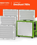 Pro Grade MERV 13 Filter Replacement for DecDust 780S Dust Collector 4 Pack with dust collector and filter size.