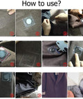 Step-by-step instructions on using Totally Invisible Hidden Magnetic Snap Buttons 10 Sets 18 mm on fabric for secure closures.