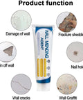 Drywall Repair Kit With 130G Universal Paste Cream For DIY Home Fixes Easy Wall Mending And Quick Patch Spackle displayed with wall damage uses