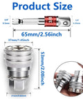 Two Pack Adjustable Universal Socket Wrench Tool Set Featuring 10mm To 19mm Adapters, showing size dimensions and details.