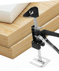 Heavy Duty 2 Piece Furniture Lifter Jack Tools Clear Adjustment Markings For Hassle Free Door Cabinet And Sofa Moving in use with wood.