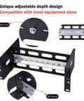 10 Inch 2U Adjustable DIN Rail Mount Bracket For DeskPi RackMate T1 T0 T2 T0 Plus T1 Plus TL1 Rack Ready with adjustable depth