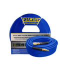 One Quarter Inch By One Hundred Foot PVC And Rubber Hybrid Air Hose With Brass Fittings, Kink Resistant And Bend Resistant, package view