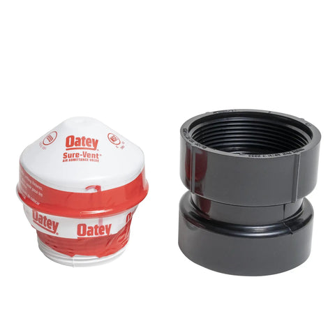 Sure-Vent Air Admittance Valve For One And A Half Inch To Two Inch Vent Lines, DFU 160 Branch Or Twenty Four Stack Capacity kit