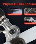 Beefy Electric Drill Plate Cutter And Metal Nibbler Attachment in use for metal shearing with adapter included, model YY ZT 002.