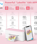 Cool 4x6 Thermal Shipping Label Printer With Wireless Bluetooth And USB For Fast Express Barcode Printing. No Ink Direct Sticker Machine with mobile app.