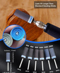30Pcs Sanding Drums Set For One Eighth Inch Shank Rotary Tools Pro Grade Grit Progression 400 600 800 1000 1500 2000