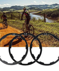 Three Size Cassette Spacer Set For Bikes 1Mm 1.5Mm 2Mm Headset And Flywheel Hub Spacers in scenic biking setting