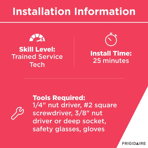 Installation information for Premium Terminal Block For Electric Ranges And Stoves Black Replacement Part with tools listed.