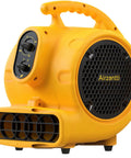 Heavy Duty Floor Blower Beast With 1100 CFM 1/4 HP 200W 115V for carpet drying and water damage restoration, yellow stackable fan